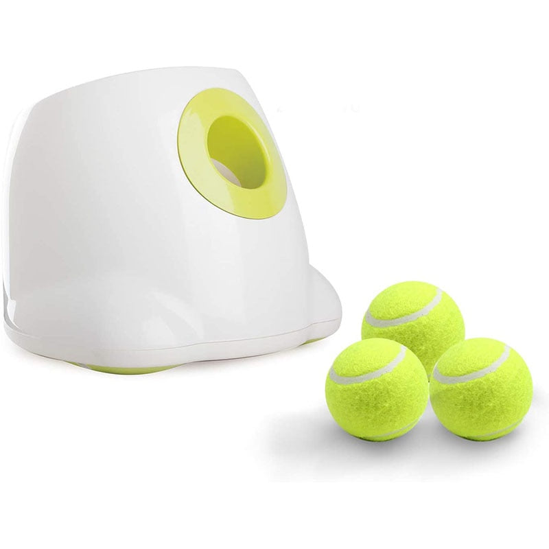 Automatic Dog Tennis Ball Throwing Launcher Mini Machine Toy Pet Training 3  Ball