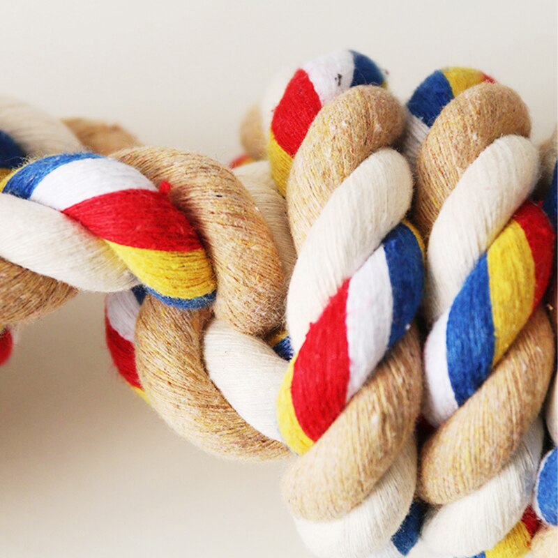 Petgoo Knot Rope with Double Loop Dog Toy