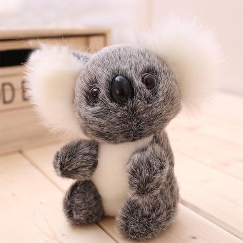 Petgoo Stuffed Animal Koala Bear Plush Toy for Dog ,5 Inches