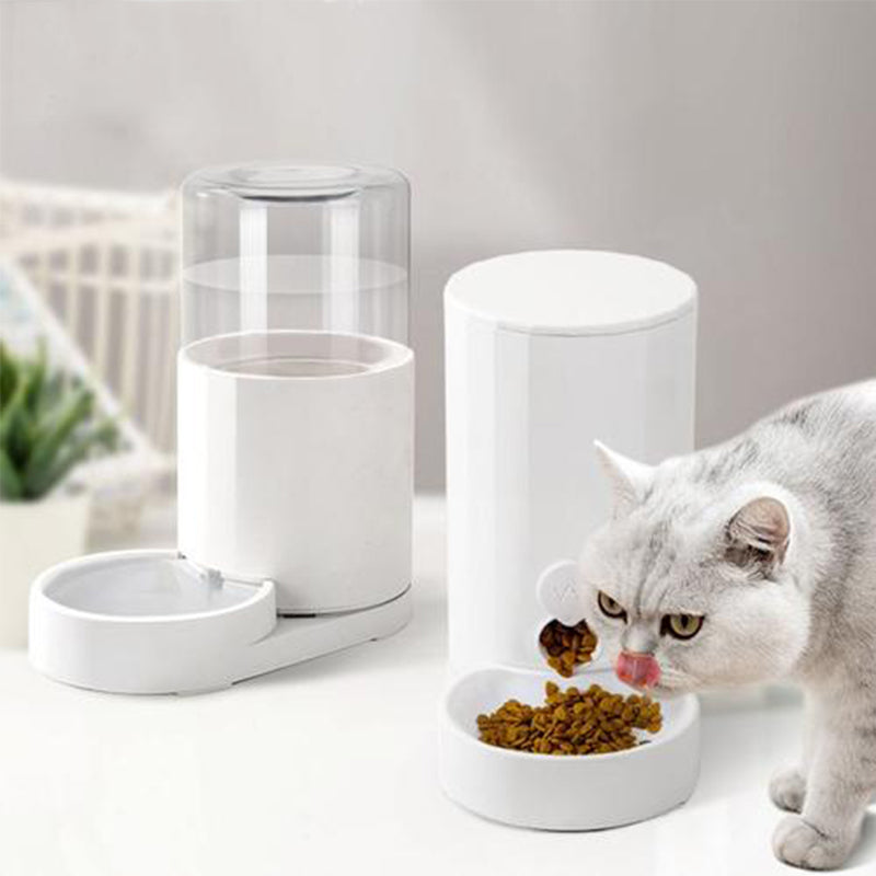 2.5L Pet Cat Dog Feeder Automatic Water And Food Bowl Dispenser Bottle Auto Anti Slip