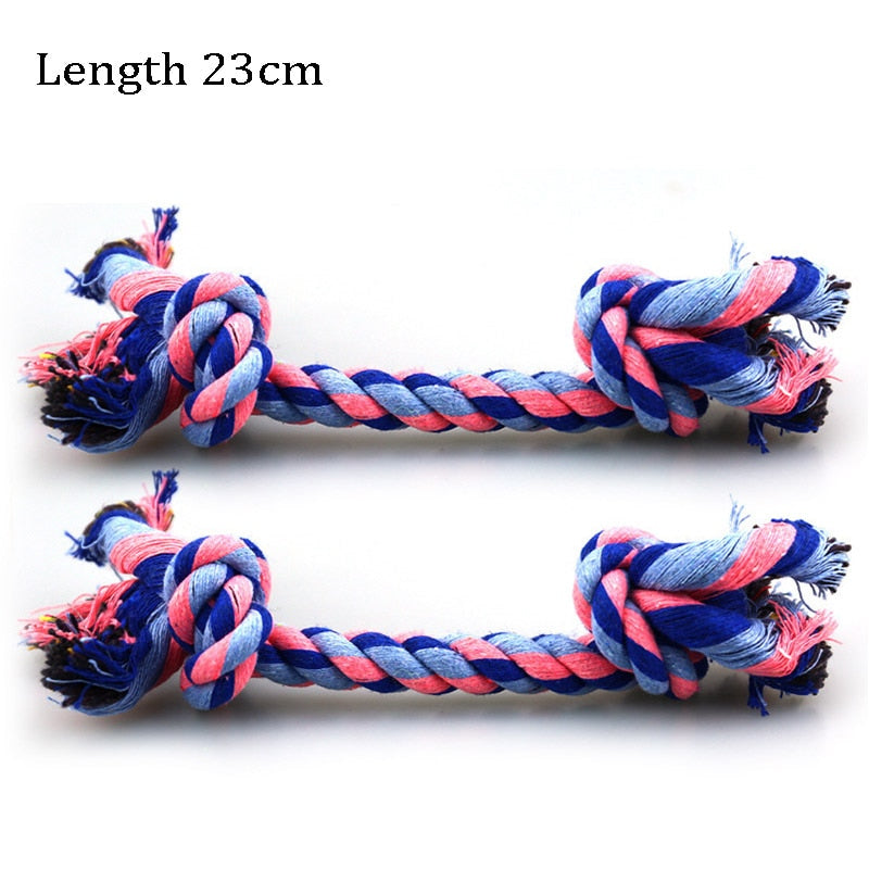 Pet Dog Chew Toys for Small Dogs Cleaning Teeth Rope Knot Ball Toy Playing Animals