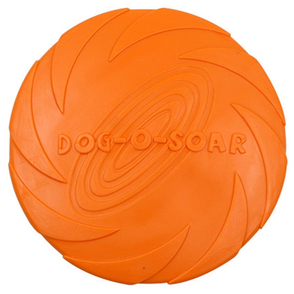 Silicone Flying Saucer Dog Cat Toy Game Discs Resistant Chew Training Toys Supplies