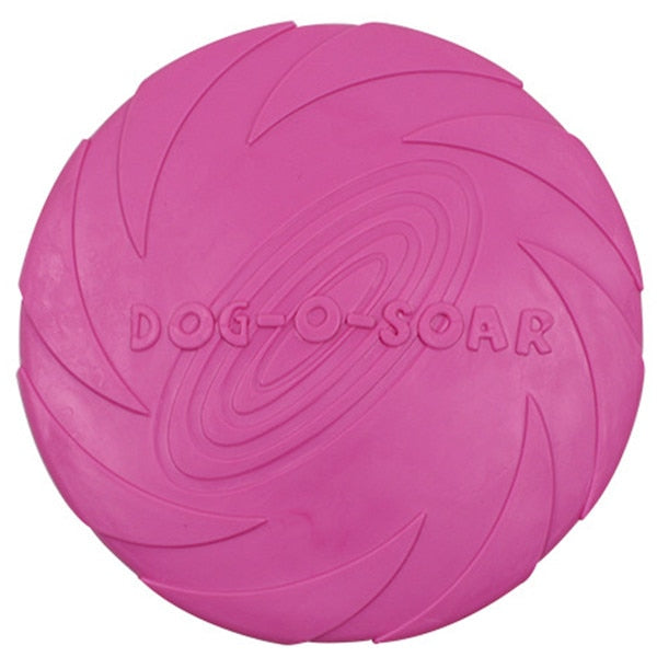 Silicone Flying Saucer Dog Cat Toy Game Discs Resistant Chew Training Toys Supplies