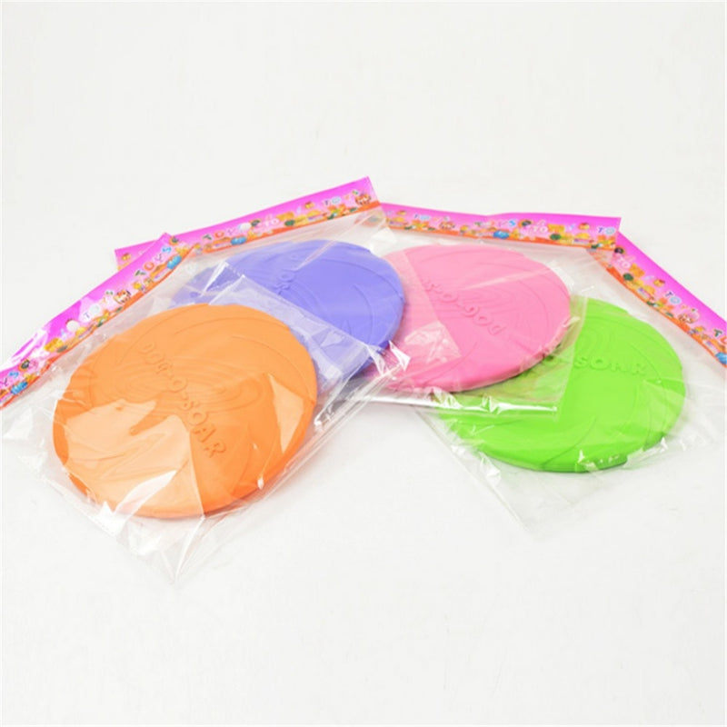 Silicone Flying Saucer Dog Cat Toy Game Discs Resistant Chew Training Toys Supplies