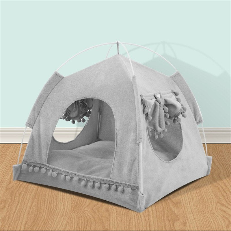 Petgoo Summer Dog Breathable Pet Puppy House Comfortable Removable Bed Cave