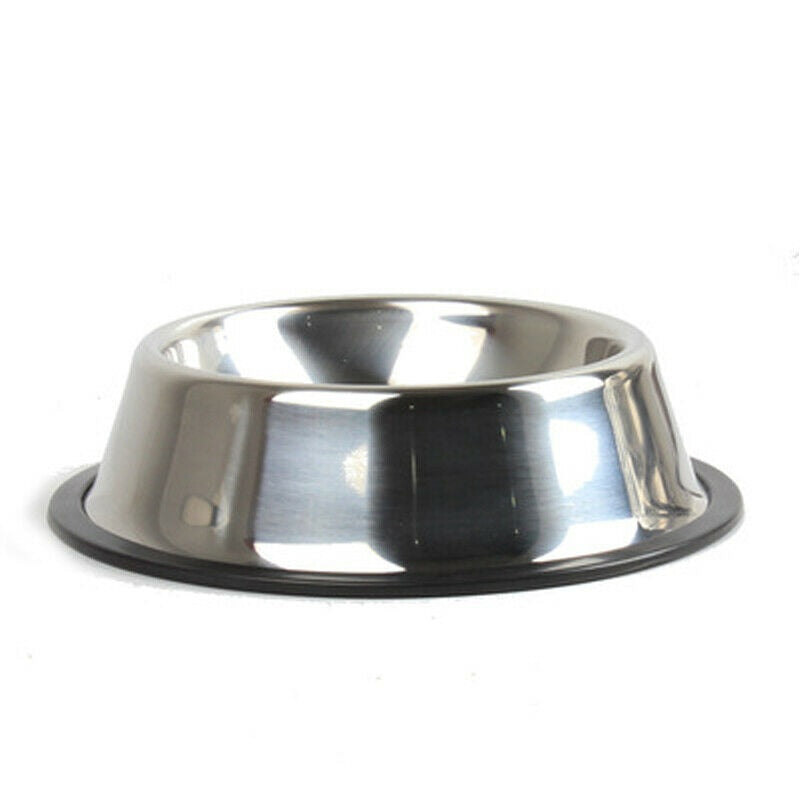 Dog Cat Bowls Stainless Steel Travel Footprint Feeder Water Bowl