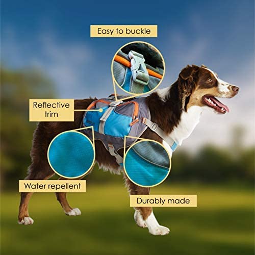 Dog Backpack | Dog Saddle Bag for Dog Training | Dog Weight for Better Walking