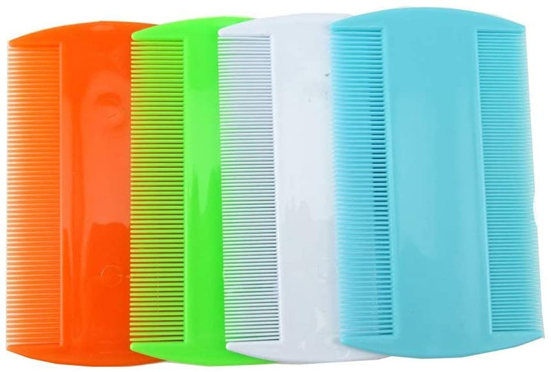 4Pack Combs Double sided Pet Combs Cat Dog   Grooming Fine Tooth Hair Combs