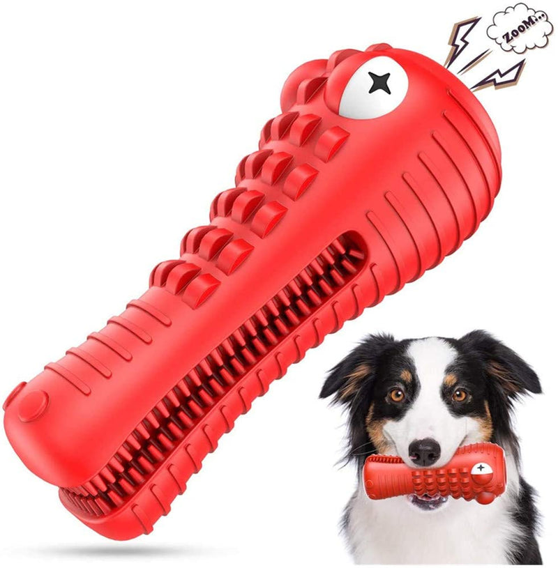 Dog Toys for Aggressive Chewers Large Breed, Squeaky Dog Toys for Medium Large Dogs, 100% Natural Rubber