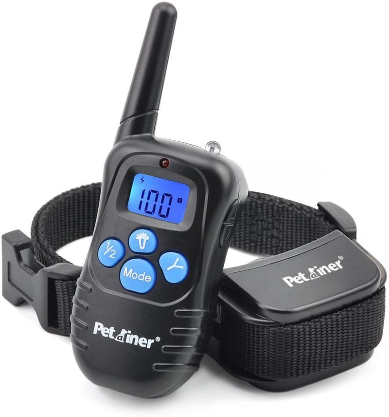 Dog Training Collar Rechargeable and Rainproof 330 yd Remote Dog Training Collar with Beep, Vibra and Static Electronic Collar