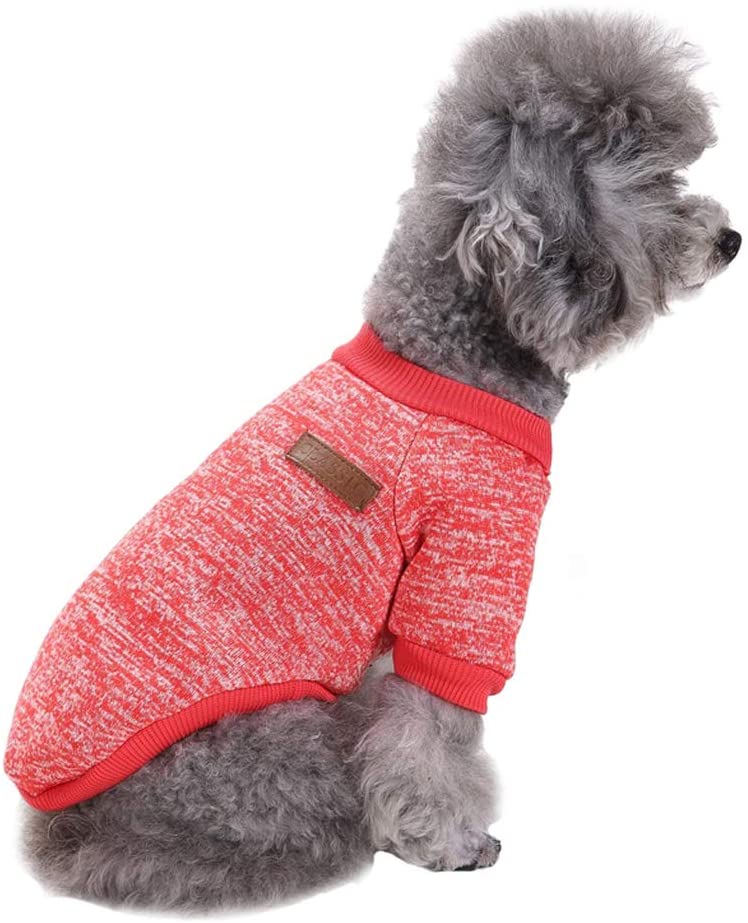 Fashion Focus On Pet Dog Clothes Knitwear Dog Sweater Soft Thickening Warm Pup Dogs Shirt Winter Puppy Sweater for Dogs