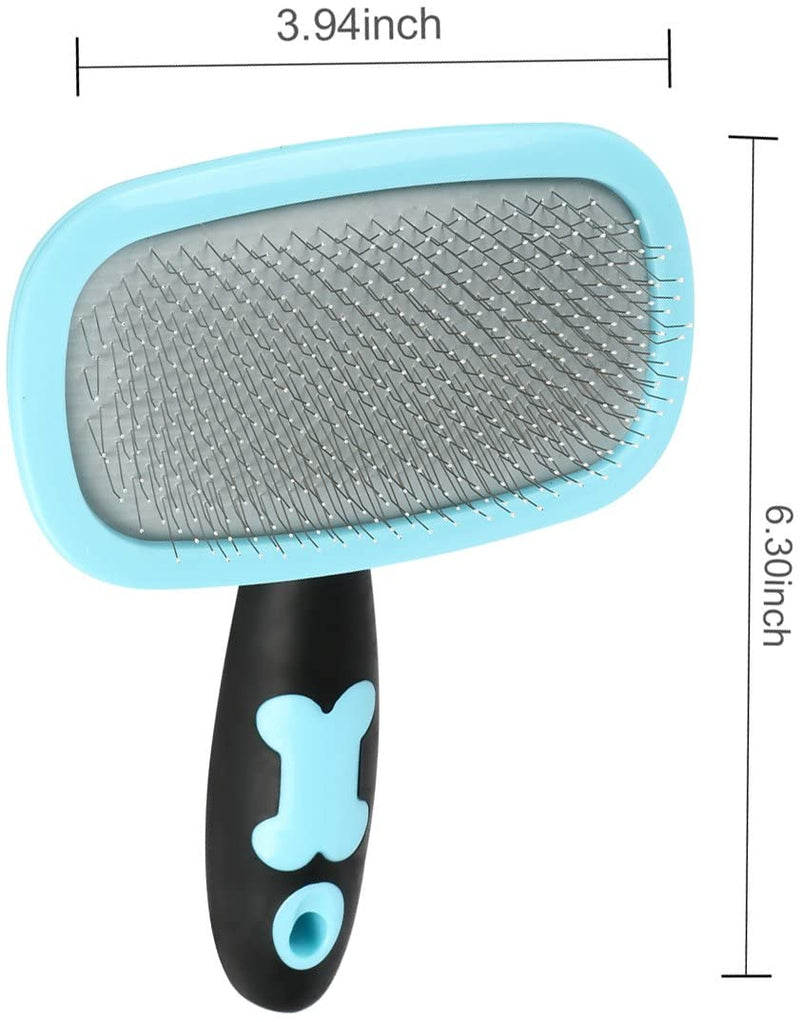 Dog Brush & Cat Brush- Slicker Pet Grooming Brush- Shedding Grooming Tools