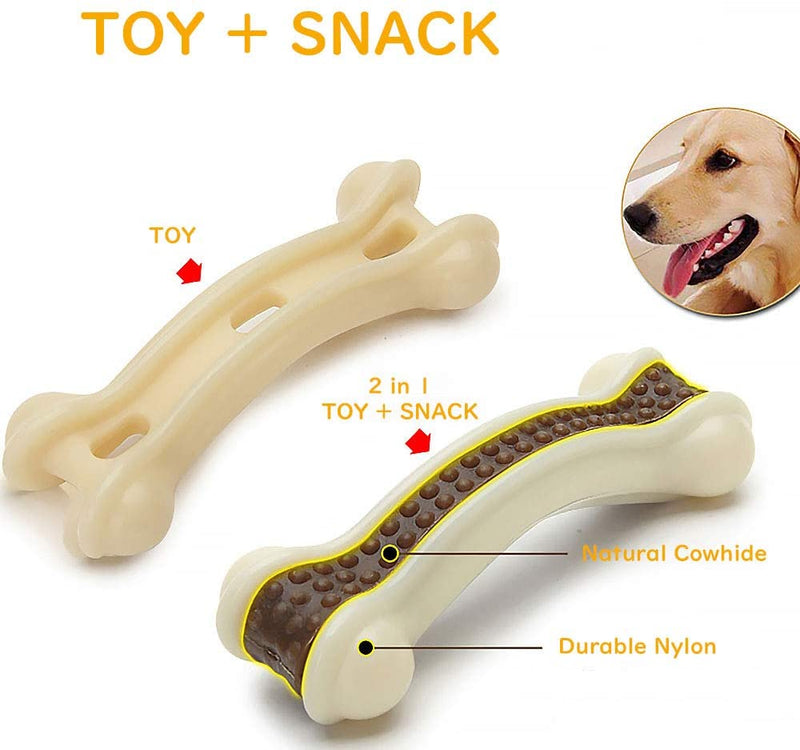 Dog Toys for Aggressive Chewers, 2 in 1 Pet Toy