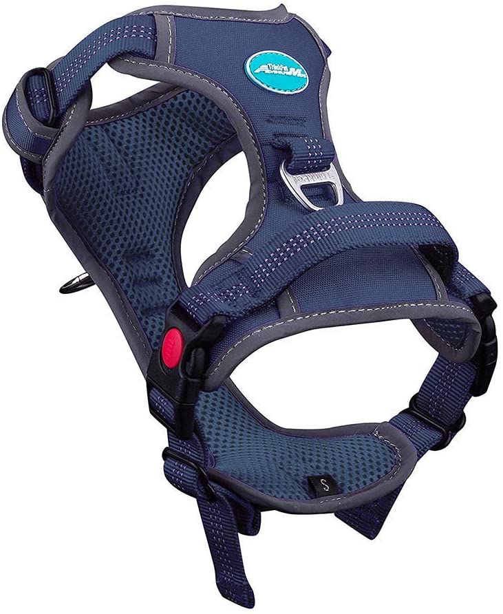 No Pull Harness Breathable Sport Harness with Handle-Dog Harnesses Reflective Adjustable for Medium Large Dogs,Back/Front Clip for Easy Control