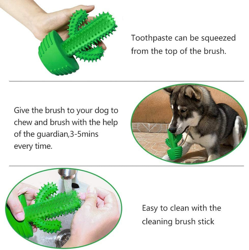 Dog Chew Toys,Dog Toothbrush Teeth Cleaning Toys Puppy Brushing Stick Dental Oral Care for Pet