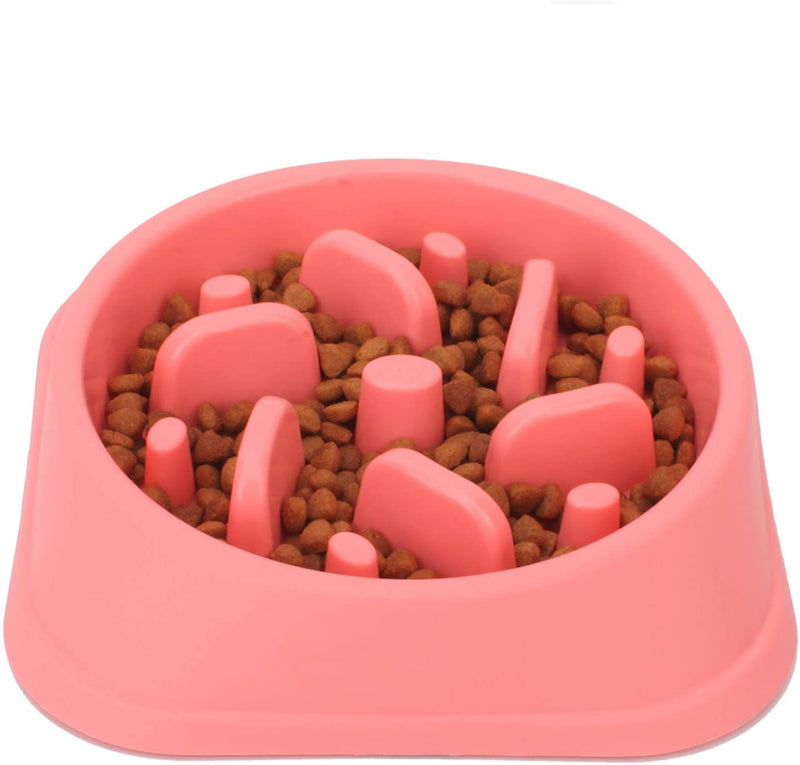 Dog Slow Feeder Bowl, Non Slip Puzzle Bowl - Anti-Gulping Pet Slower Food Feeding Dishes - Interactive Bloat Stop Dog Bowls - Durable Preventing Choking Healthy Design Dogs Bowl