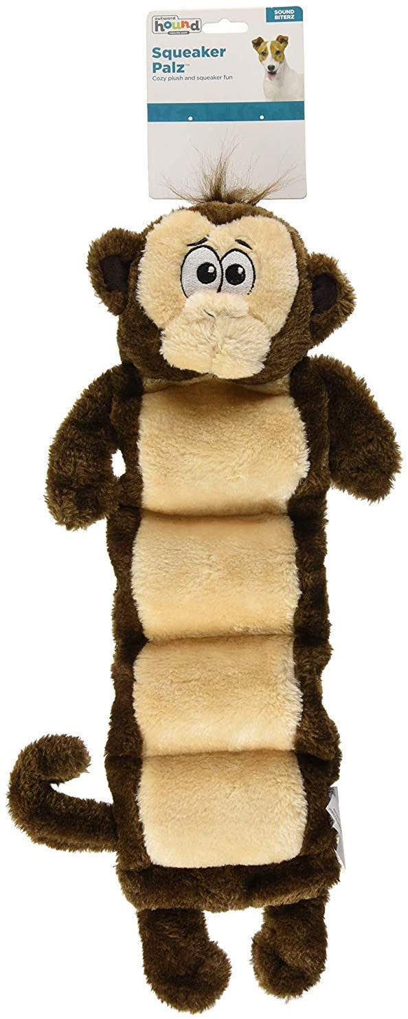 Squeaker Palz Plush Monkey Dog Toy