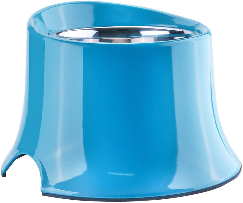 Dog Bowl Raised Dog Feeder for Food and Water, Non Spill Edges & Non Skid Sturdy Melamine Stand, Reduce Neck Stress, Less Regurgitating and Vomiting