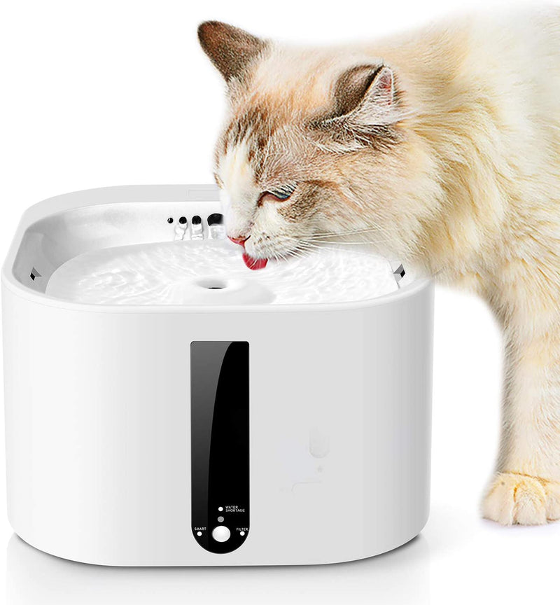 Cat Water Fountain, 70oz/2L Automatic Pet Water Fountain Ultra-Quiet