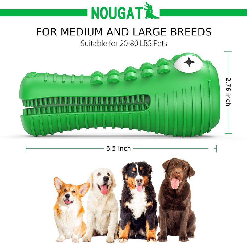 Dog Toys for Aggressive Chewers Large Breed, Squeaky Dog Toys for Medium Large Dogs, 100% Natural Rubber