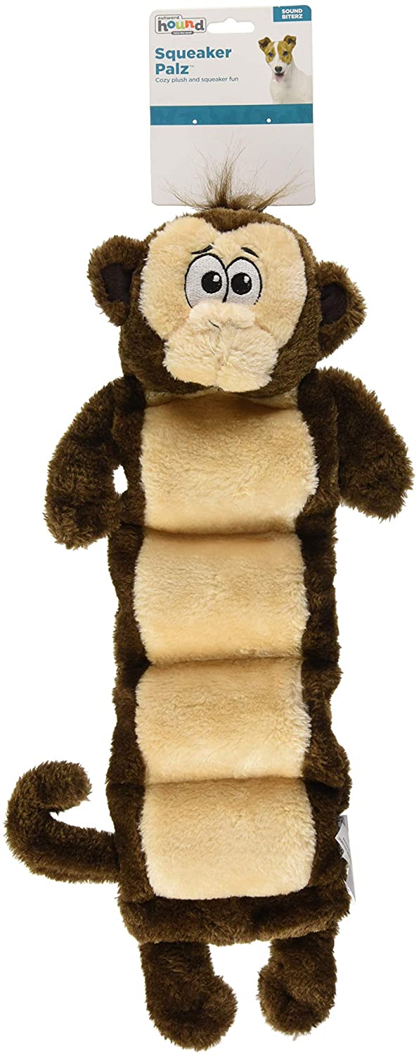 Squeaker Palz Plush Monkey Dog Toy