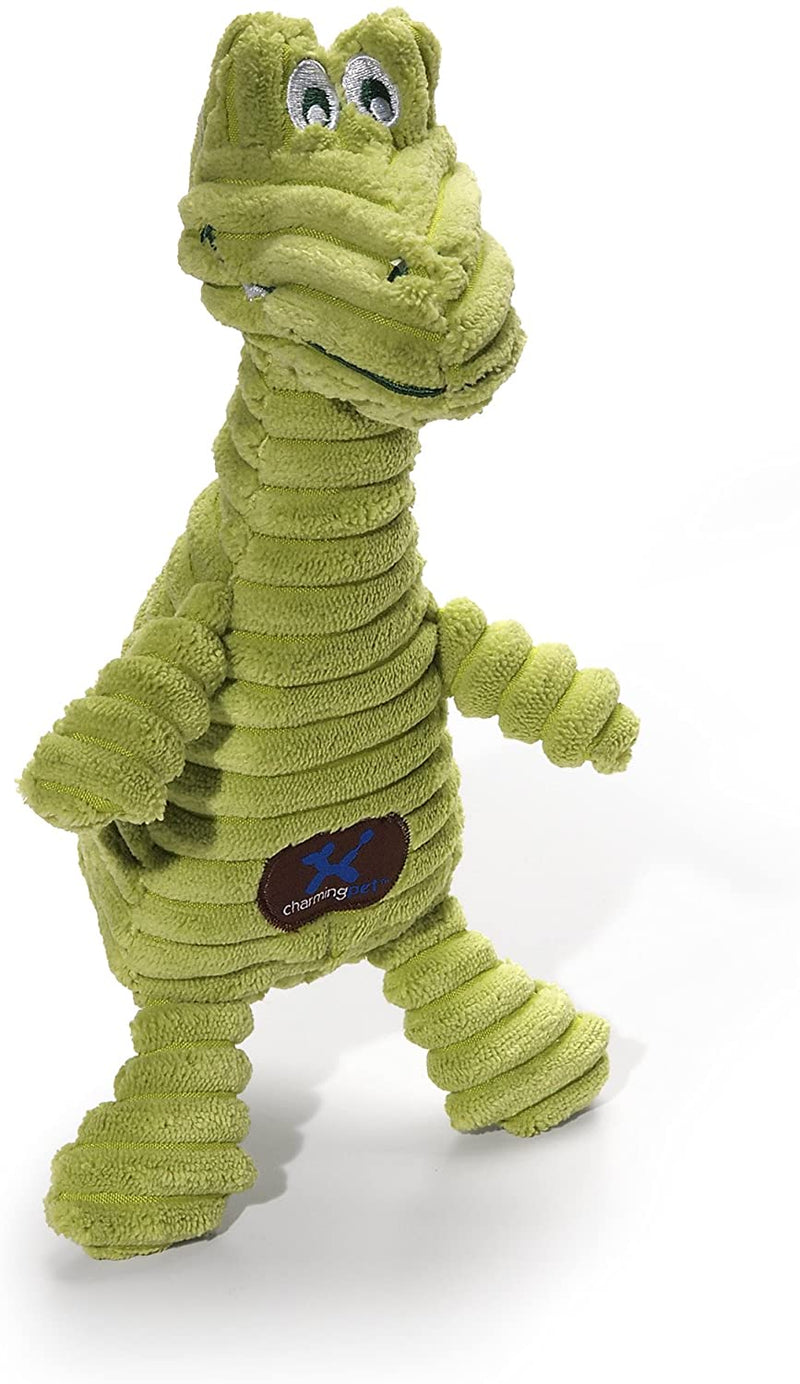 Pet Squeakin’ Squiggles Monkey Dog Toy - Tough and Durable Corduroy Plush Squeaky Toy for Dogs