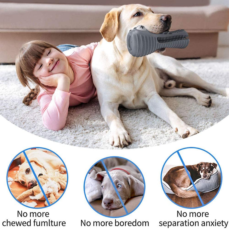 Dog Chew Toys,Wisedom Indestructible Tough Durable Dog Toothbrush Toys for Aggressive Chewers Large Breed Dental Care Teeth Cleaning