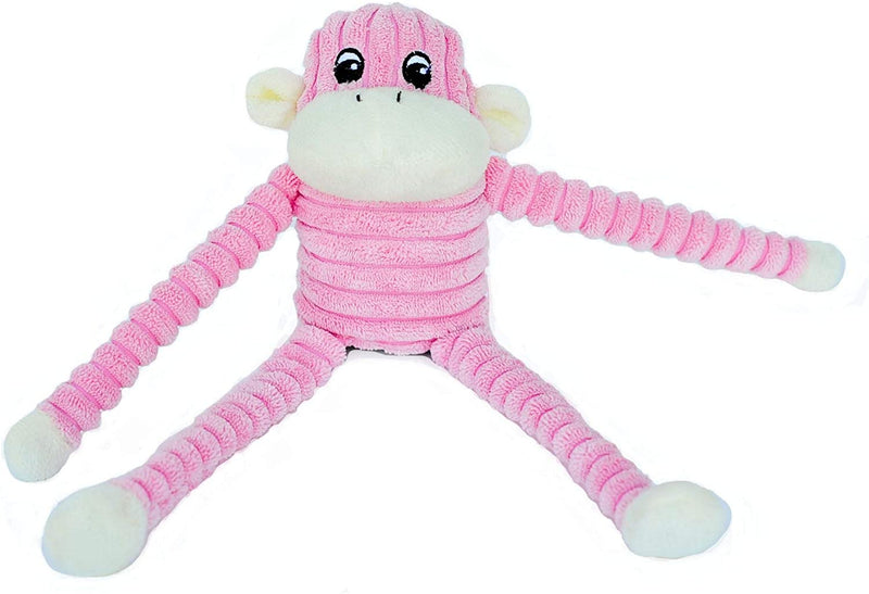 Spencer The Crinkle Monkey Dog Toy, Squeaker and Crinkle Plush Toy