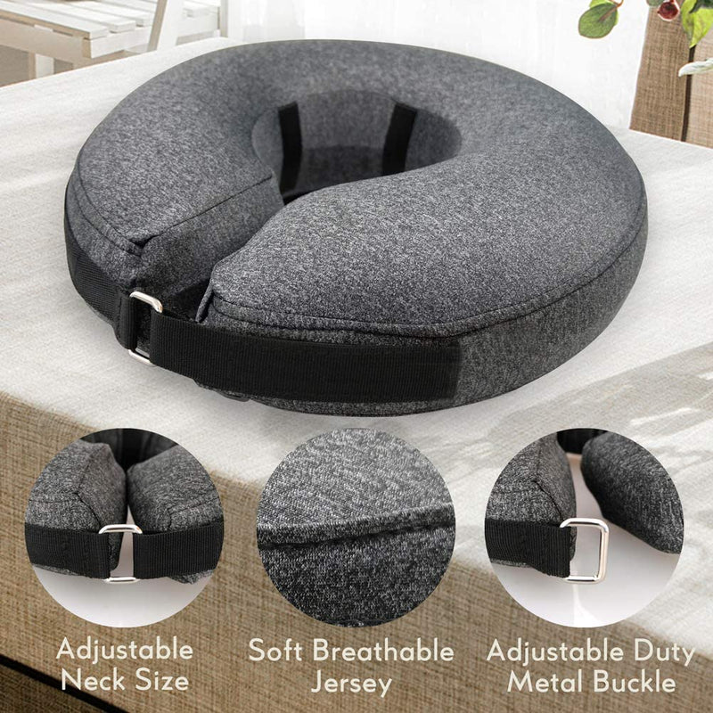 Pet Inflatable Collar for After Surgery,Soft Protective Recovery Collar Large Dog Cone for Dogs to Prevent from Touching Stitches, Wounds and Rashes