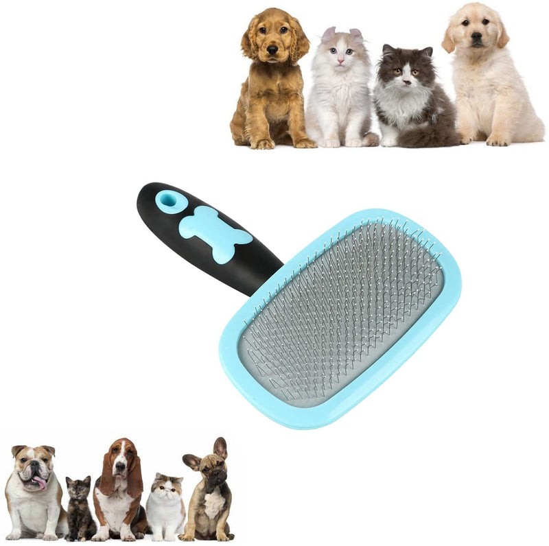 Dog Brush & Cat Brush- Slicker Pet Grooming Brush- Shedding Grooming Tools