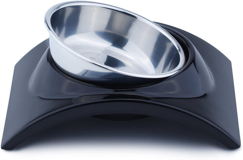 Dog Cat Bowl Double Stainless Steel Double Bowl for Food and Water Feeder