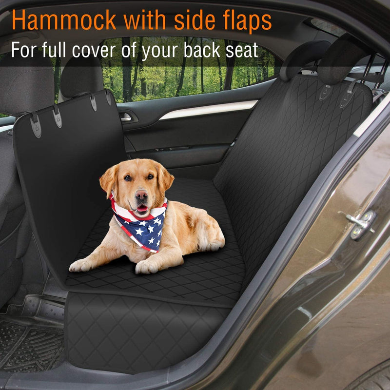 Dog Back Seat Cover Protector Waterproof Scratchproof Nonslip Hammock for Dogs Backseat Protection Against Dirt and Pet Fur Durable Pets Seat Covers for Cars & SUVs