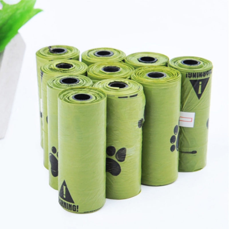 Petgoo Dog Poop Bags,Degradable,8 Rolls/Box