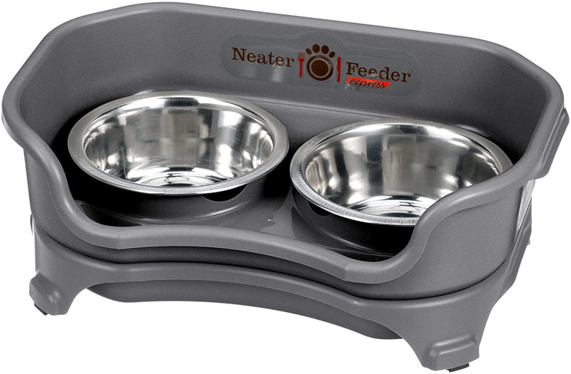 Dog and Cat Bowls - Raised Pet Dish - Stainless Steel Food and Water Bowls for Small to Large Dogs and Cats