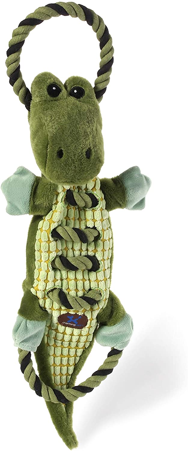 Pet Duck Dog Toy - Packed with Squeakers, Crinkle and Rope for Ultimate Tugging Fun