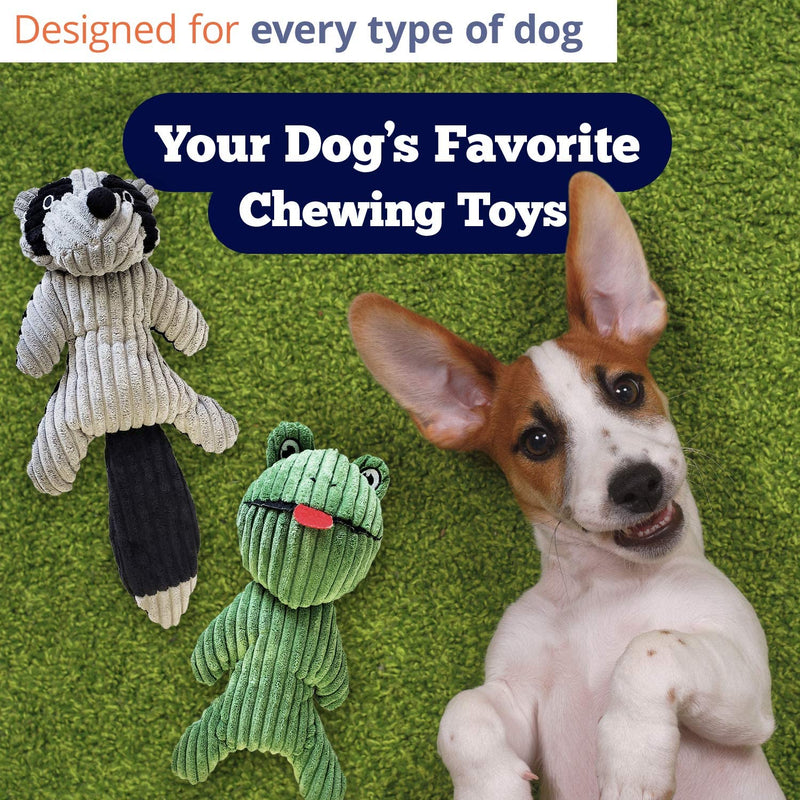 Pet Supplies Plush Corduroy Chew Toys Sets for Dogs and Puppies