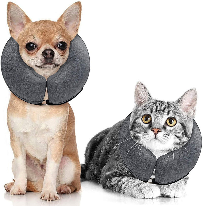 Pet Inflatable Collar for After Surgery,Soft Protective Recovery Collar Large Dog Cone for Dogs to Prevent from Touching Stitches, Wounds and Rashes