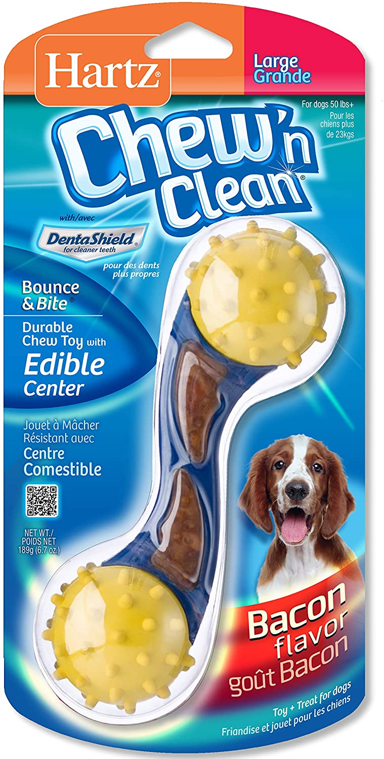 Chew 'n Clean Bacon Flavored Dog Chew Toy