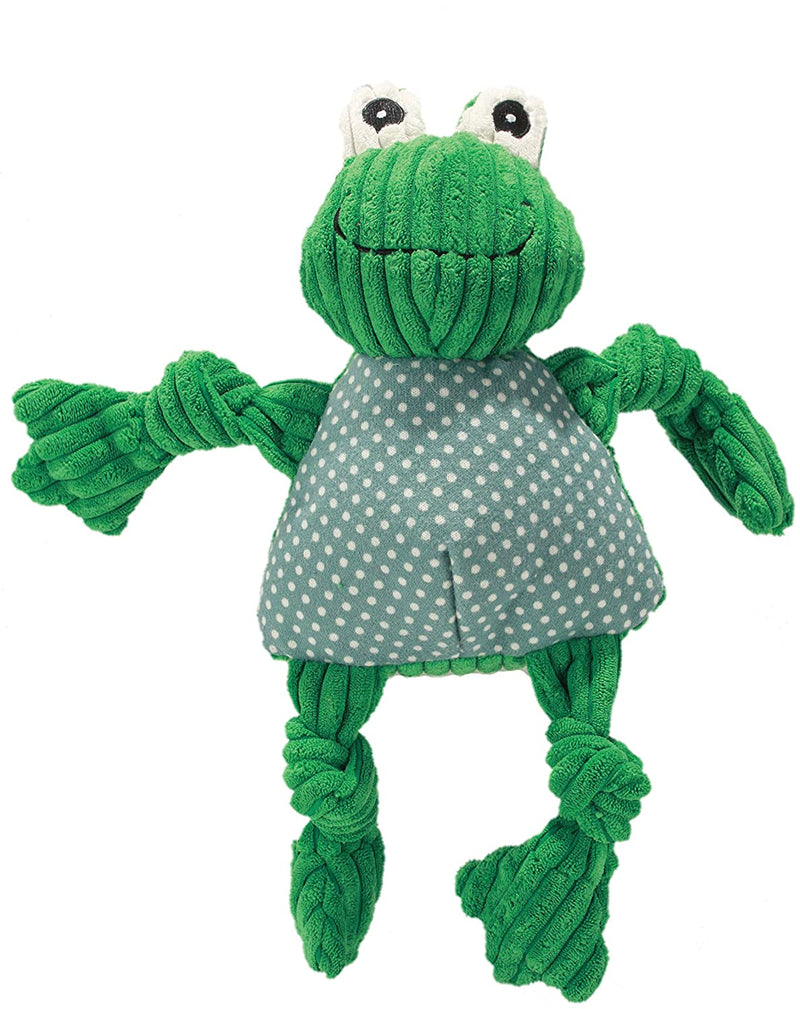 Plush Corduroy Durable Squeaky Knottie Dog Toy for Aggressive Chewers