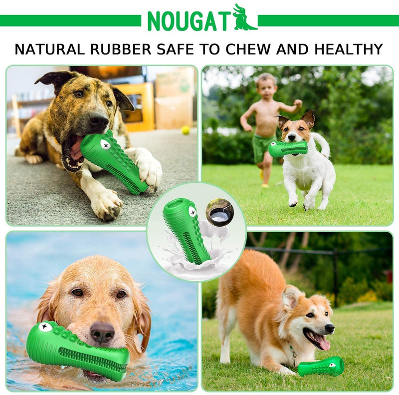 Dog Toys for Aggressive Chewers Large Breed, Squeaky Dog Toys for Medium Large Dogs, 100% Natural Rubber