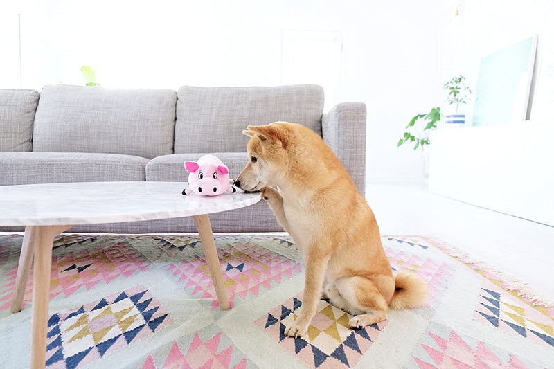 Fattiez Round Squeaky Plush Toy by Outward Hound