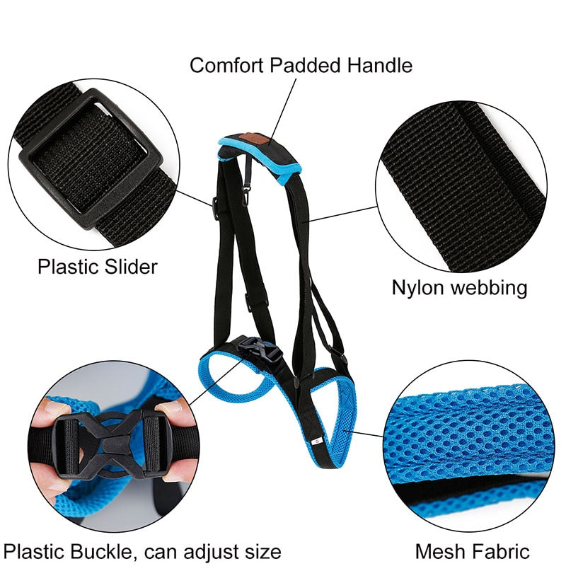 Adjustable Dog Lift Harness For Back Legs Nylon Pet Dogs Leash Belt Harness