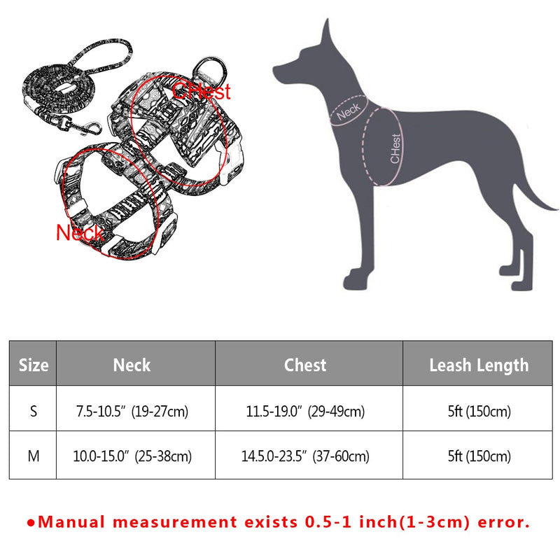 Adjustable Nylon Dog Harness Leash Set Pet Puppy Bowknot Harness Vest Walking Leash