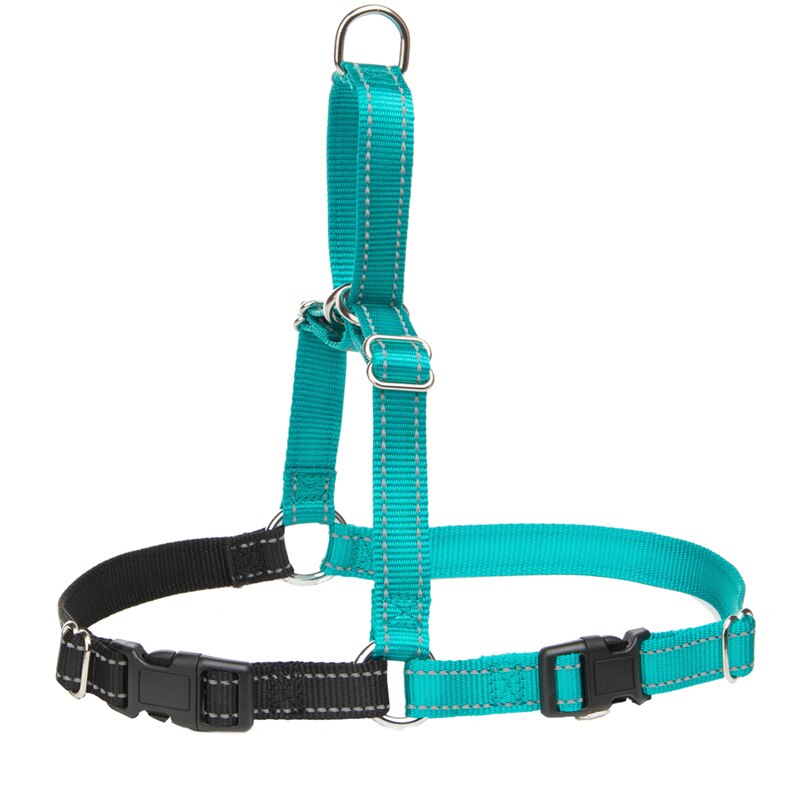 Adjustable Nylon dog Harness with Reflective No-Pull Harness Strees-free Walks