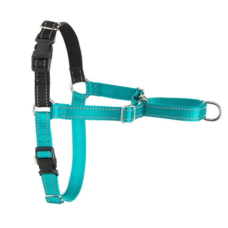 Adjustable Nylon dog Harness with Reflective No-Pull Harness Strees-free Walks