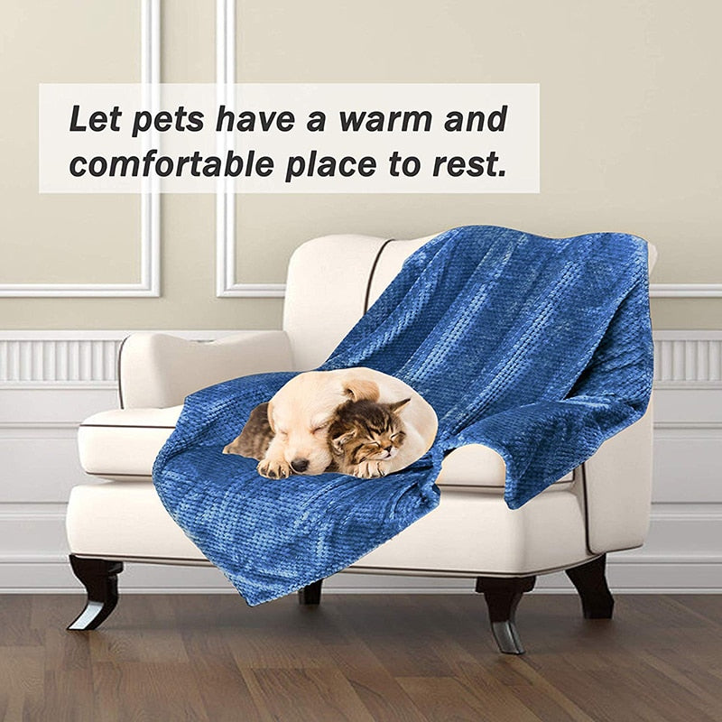 Dog Blanket Comfortable Puppy Throw Pet Blanket For Small Large Dogs Cats