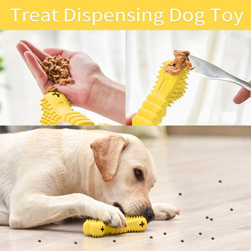 Dog Chew Toys Puppy Toys for Teething Treat Interactive Food Dispensing Dog Toys