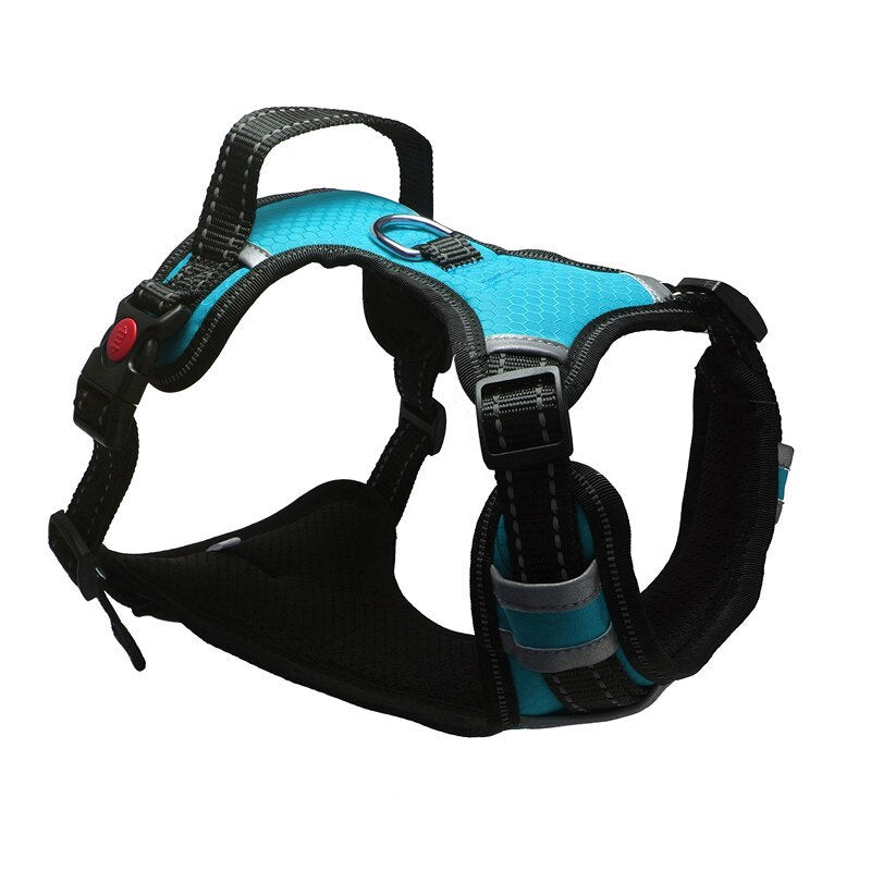 Dog Harness No-Pull Pet Harness, Adjustable Outdoor Walking Pet Reflective Durable