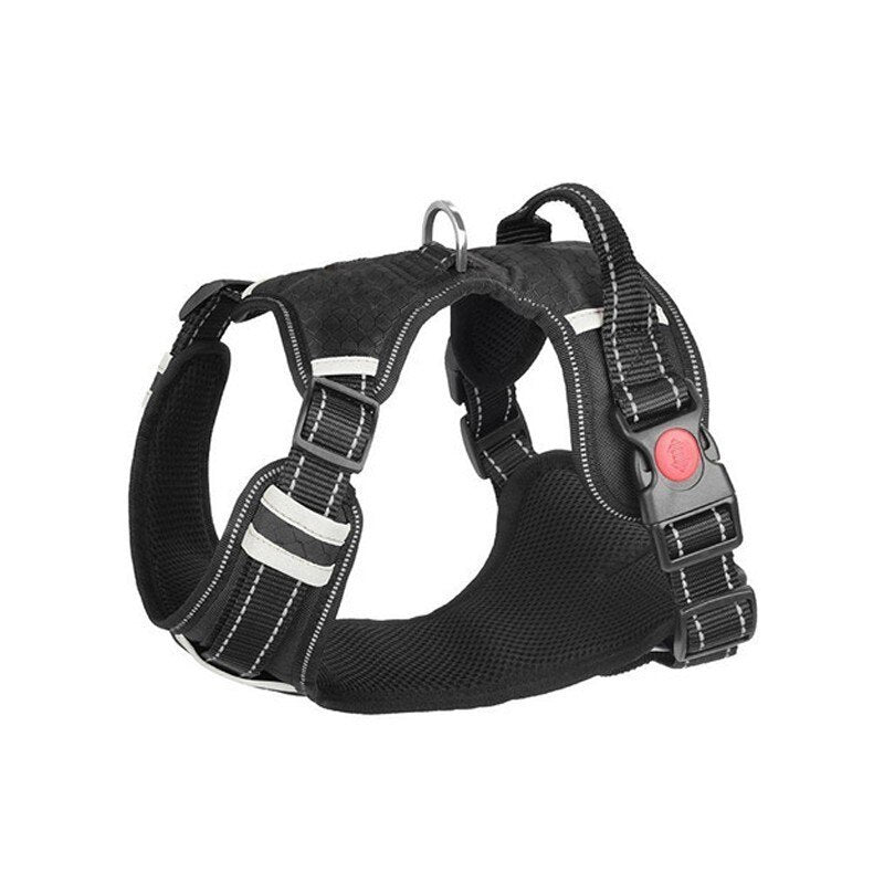 Dog Harness No-Pull Pet Harness, Adjustable Outdoor Walking Pet Reflective Durable