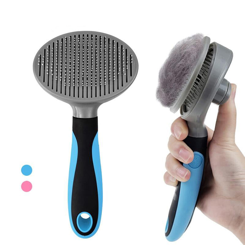 Efficient Self Cleaning Slicker Pet Grooming Brush For Small Large Dogs Cats Comfortable Safe Anti-slip Comb For Pets